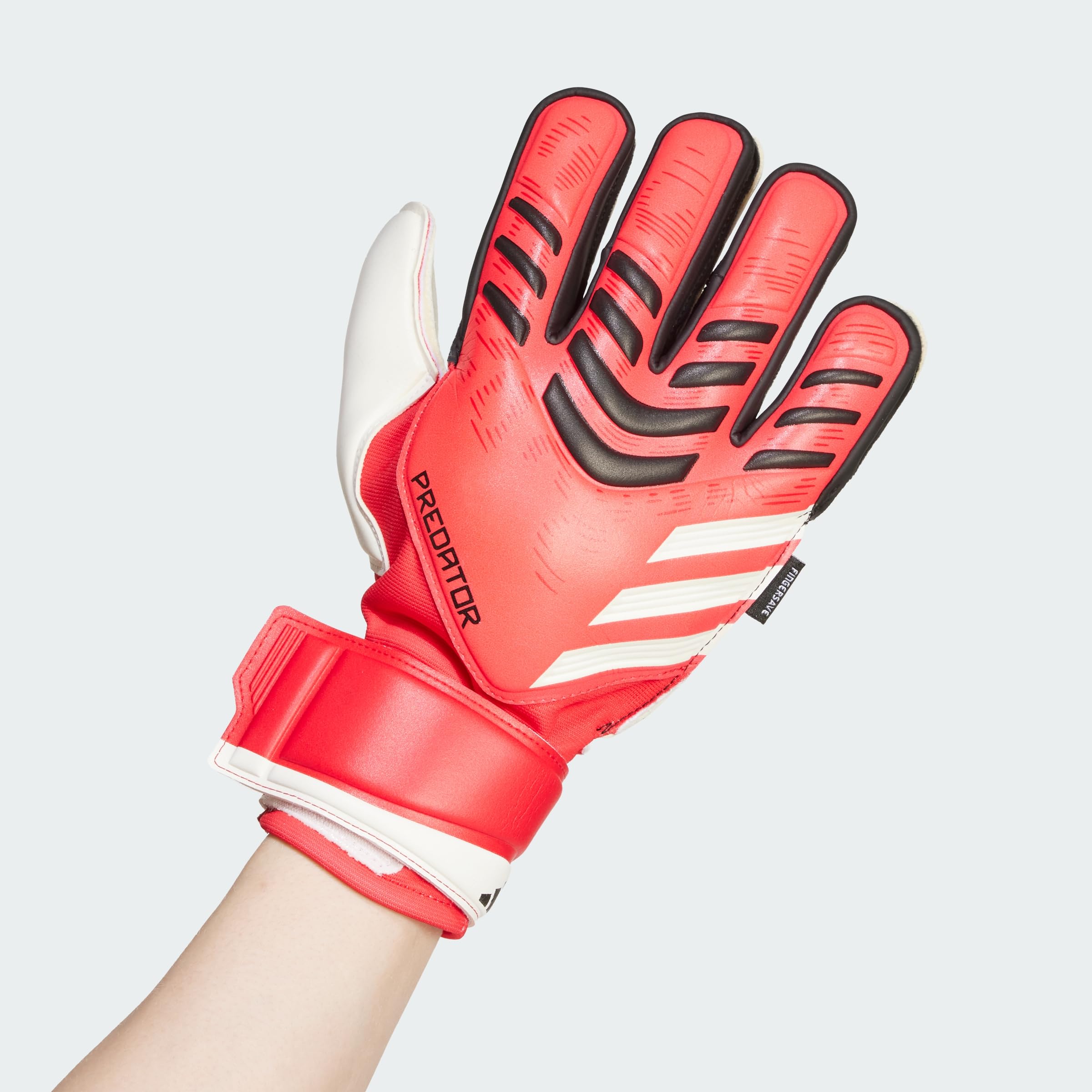 adidas Predator Match Fingersave rękawice bramkarskie dla dorosłych uniseks PURRUB/LUCRED/BLACK 43 1/3 EU