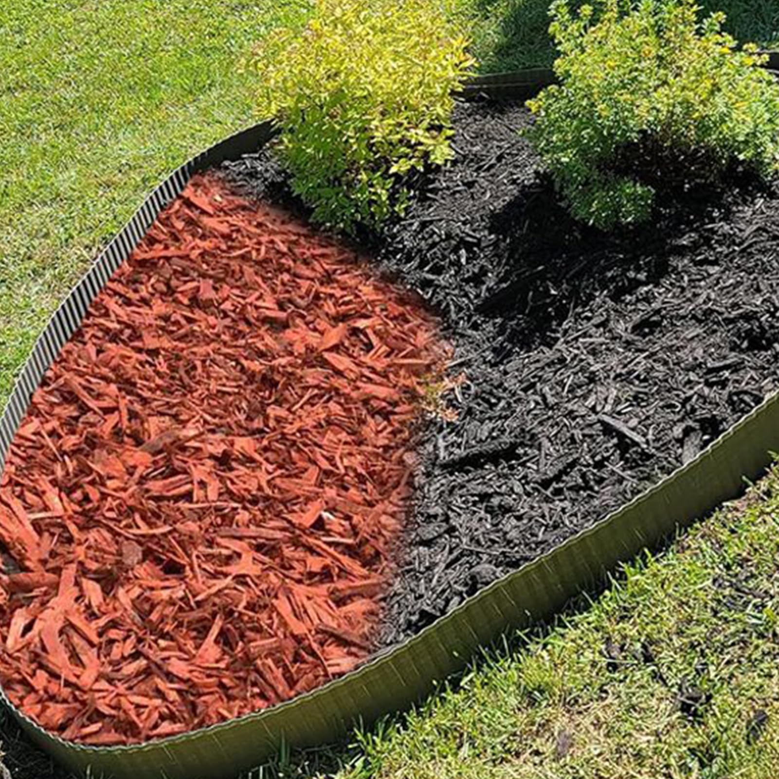 Bordure Paysagère Clôtures en Blocs De Métal Ondulé