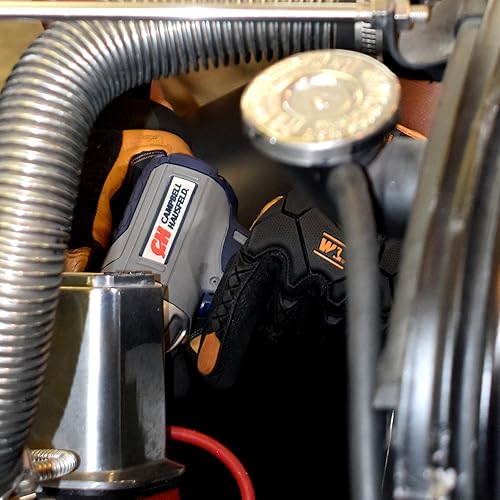 Miniatura 8 de Llave de impacto neumática Martillo gemelo 38 pulgadas con cuerpo compuesto y agarre cómodo (Campbell Hausfeld XT00100)