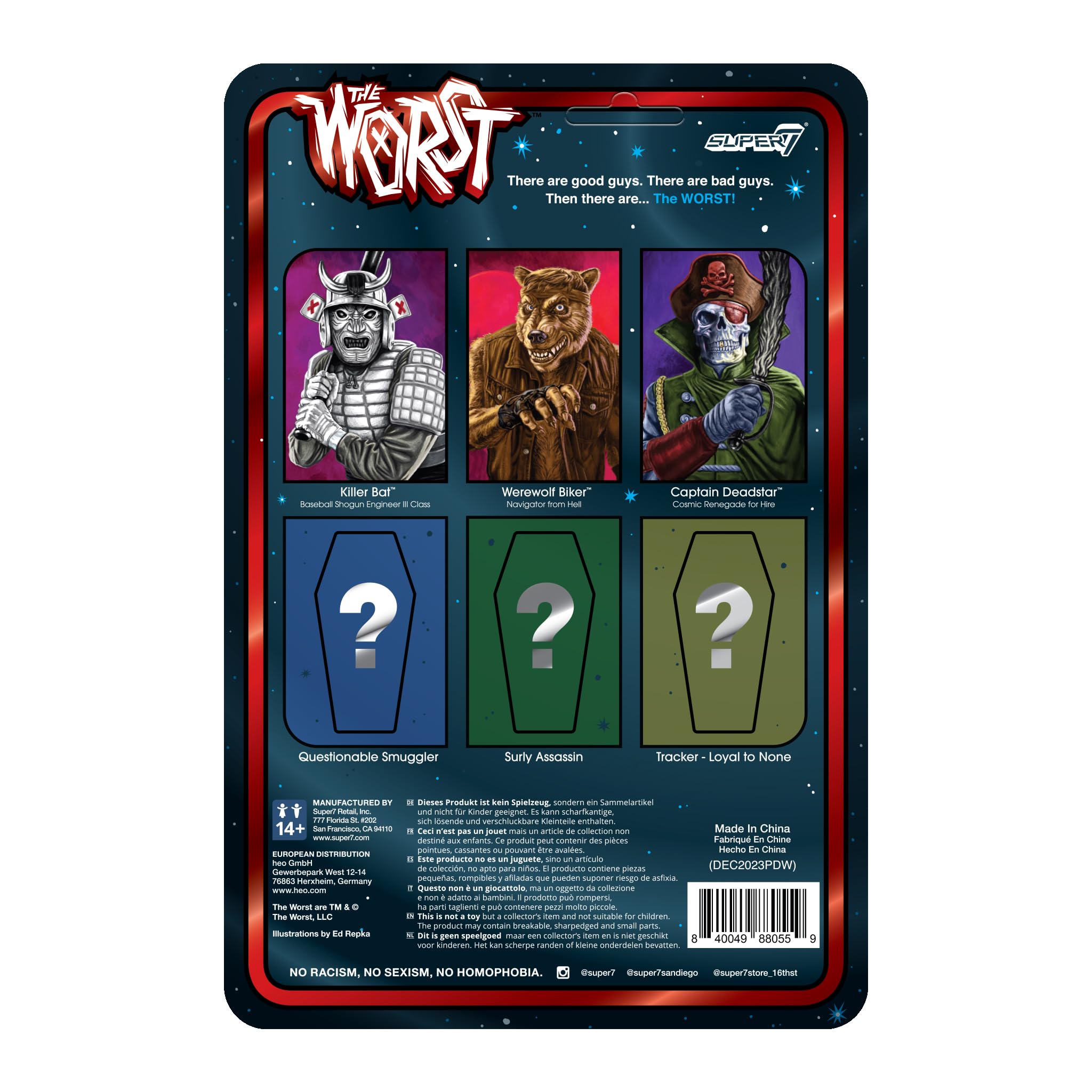 Amazon.com: Super7 The Worst Captain Deadstar (Scum Squad) - 3.75