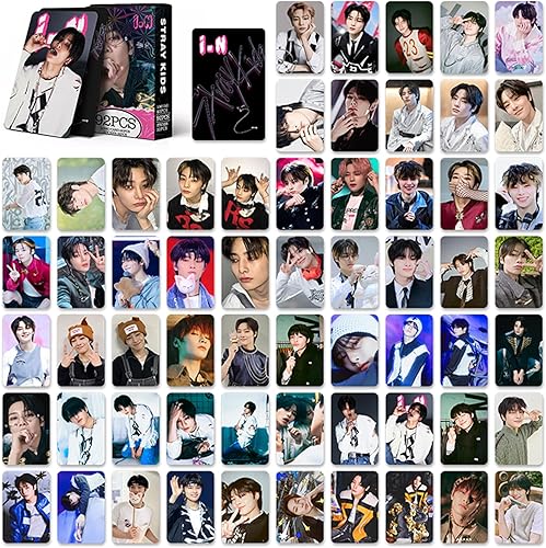 Miniatura 3 de KPOPBP Stray Kids - Tarjetas fotográficas SKZ Rock Star, 92 unidades, tarjetas de fotos de KPOP, regalo Lomo para niños y niñas SKZ (I.N)