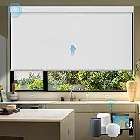 Vista 8 de SmartWings Persianas motorizadas con control remoto para ventanas, persianas enrollables 100% opacas automáticas, eléctricas inteligentes