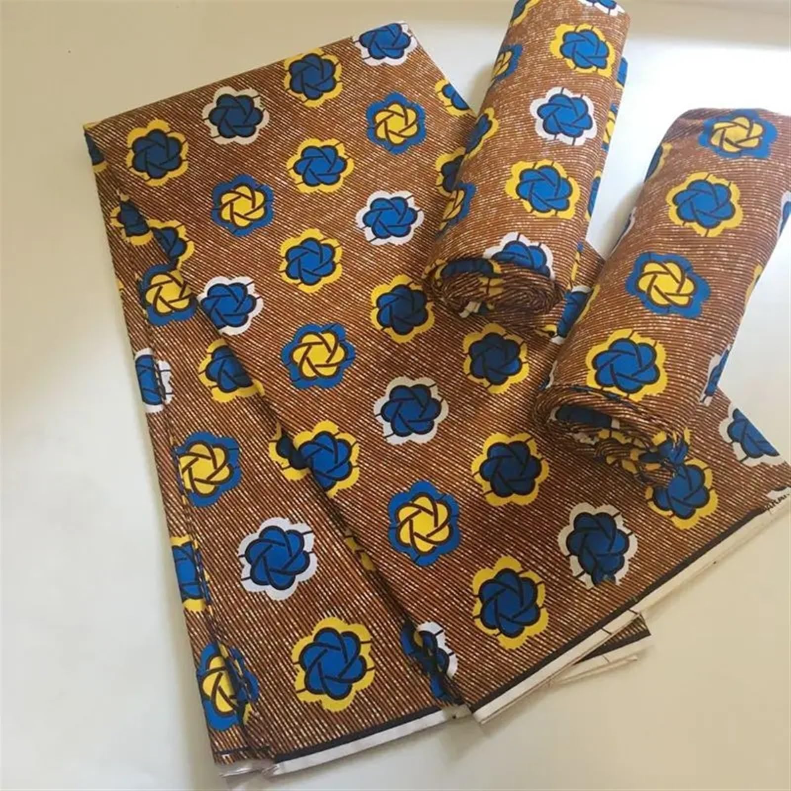 Veritable 100 % Baumwolle, weich, original afrikanisches Echtwachs-Druckstoff, nigerianischer Damen-Stil, Ankarawachs für Kleider, Pagne-Stoff zum Nähen (-31)