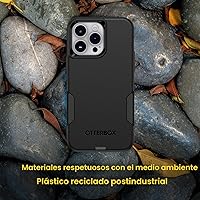 Vista 7 de OtterBox Funda para iPhone 14 Pro Max (solamente) de la serie Commuter - Negro, delgada y resistente, apta para bolsillo, con protección de puerto