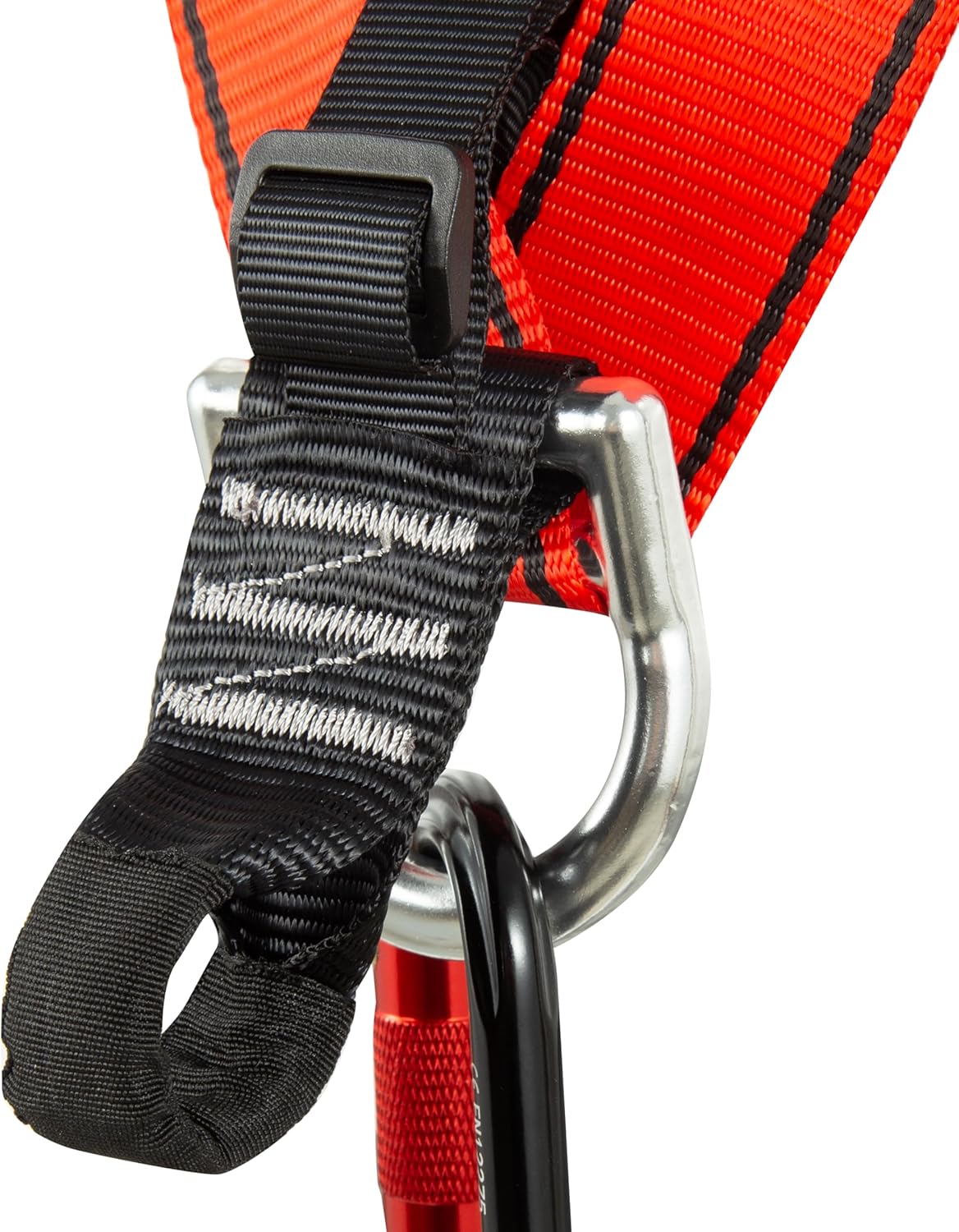 15-330 High Strength Full Body Safety Harness Fall Protection, Roofing Harness, Climbing Seat Belt, Large Safety Belt with Suspender, arnés de seguridad