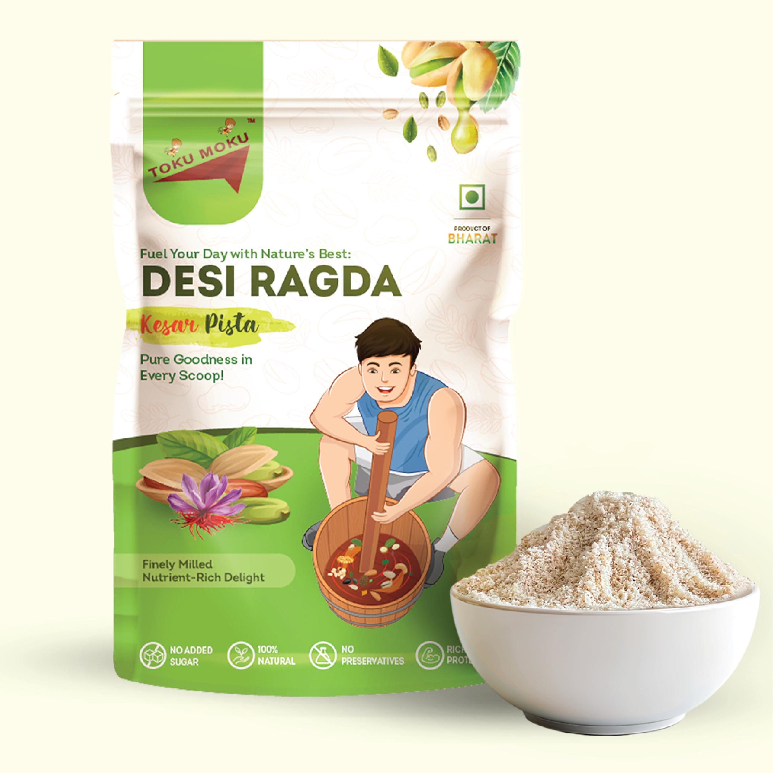 Toku Moku Dry Fruits & Seeds Milk Mix | 100% Natural Nut Mix| No Added Sugar | No Preservatives | Dry Fruit Powder No Preservatives, Supports Immunity & Growth, Bone Health & Brain Development (Pack of 1 - 62 grams, Dry Fruit Milk Mix)-image-26