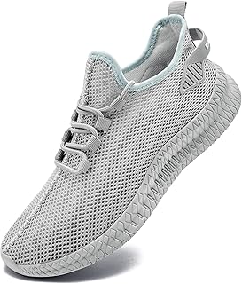 HOBIBEAR Men’s Walking Shoes Ultra Lightweight Fashion Sneaker Breathable Sports Running Shoes