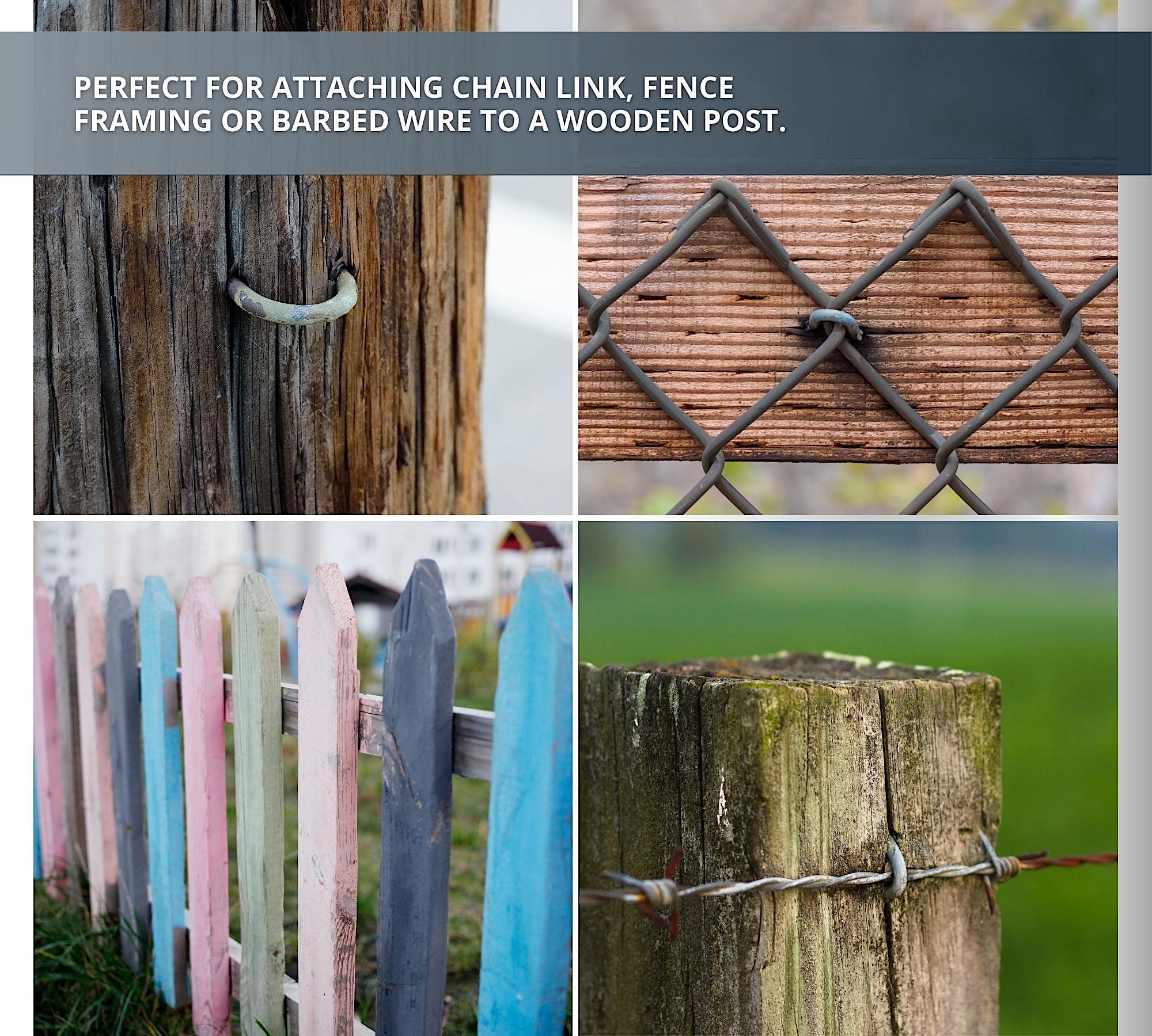 Cambrette Zincate 17x30mm - 100 Pezzi, Acciaio Zincato, Per Recinzioni E Tende - Foto 12