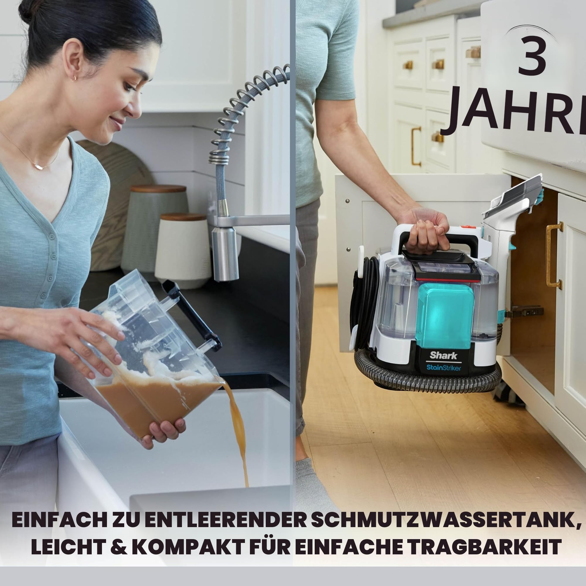 Shark PX200EUT StainStriker Fleckenreiniger mit 5 Aufsätze