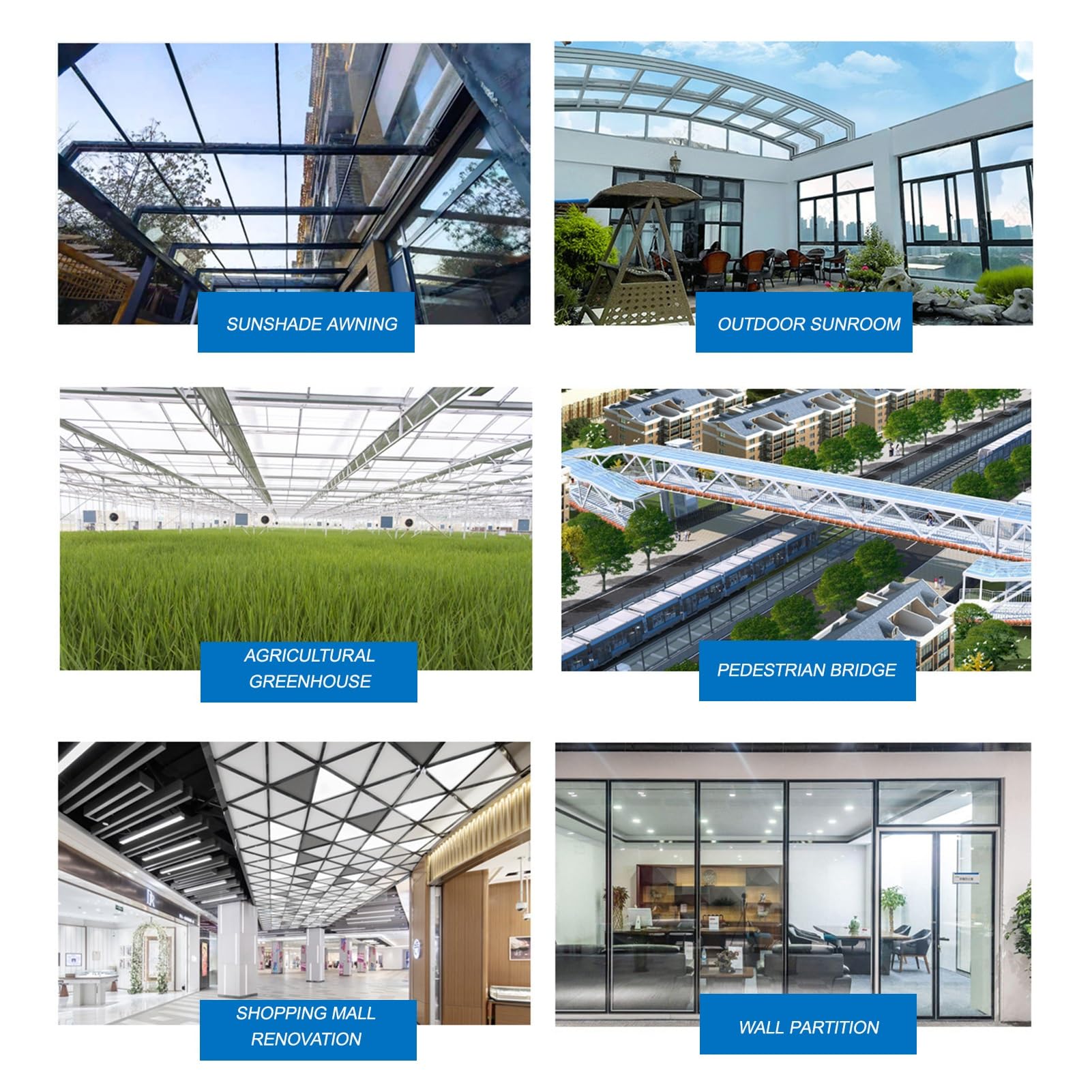 Acryl-Kunststoffplatte, 2 mm dick, transparent, ideal für den Außenbereich, Gartenarbeit, Garagenanwendungen, Beleuchtungskanäle, Gewächshaus