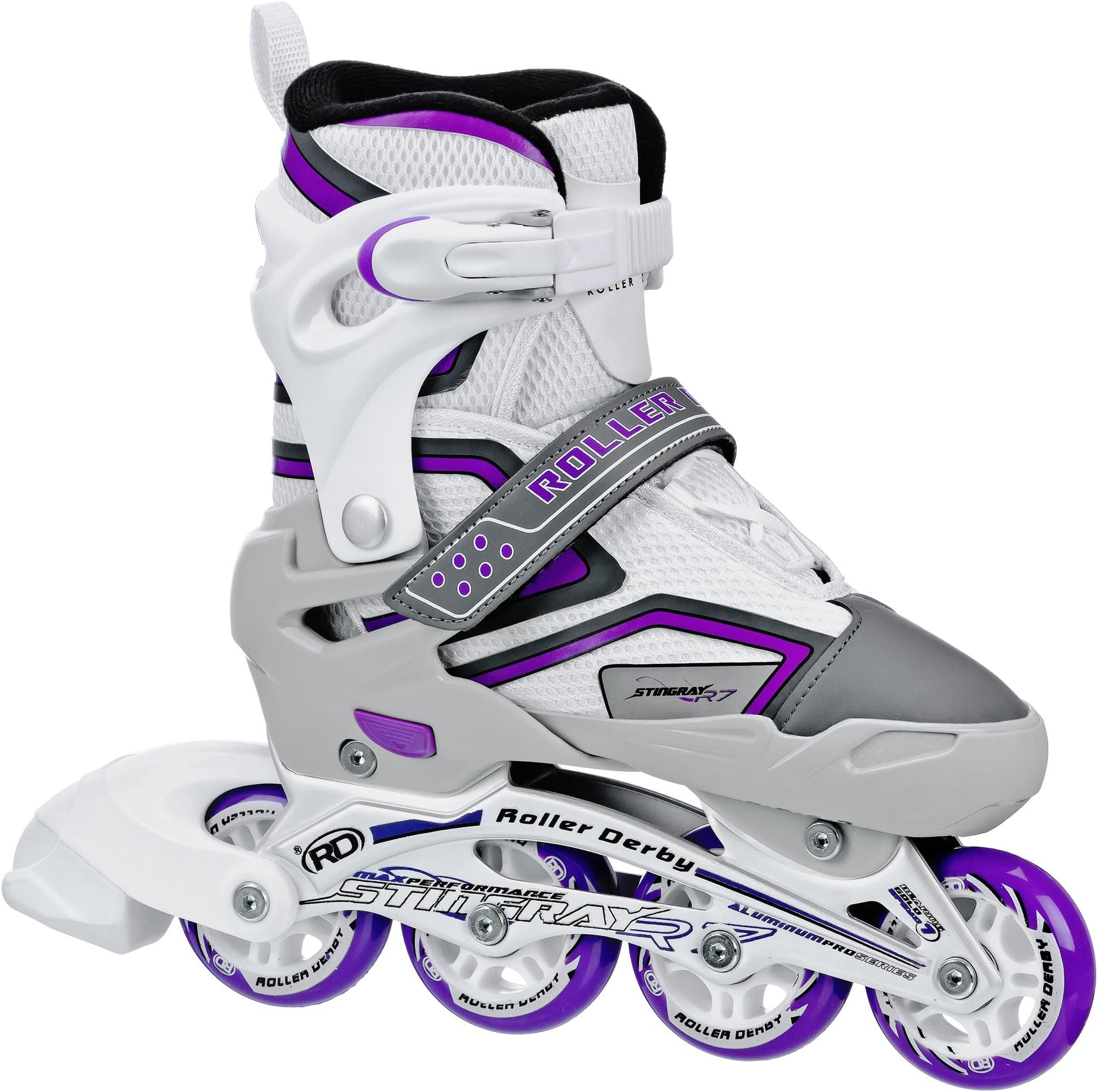 Roller Derby Girl's Stingray R7 Adjustable Inline Skates