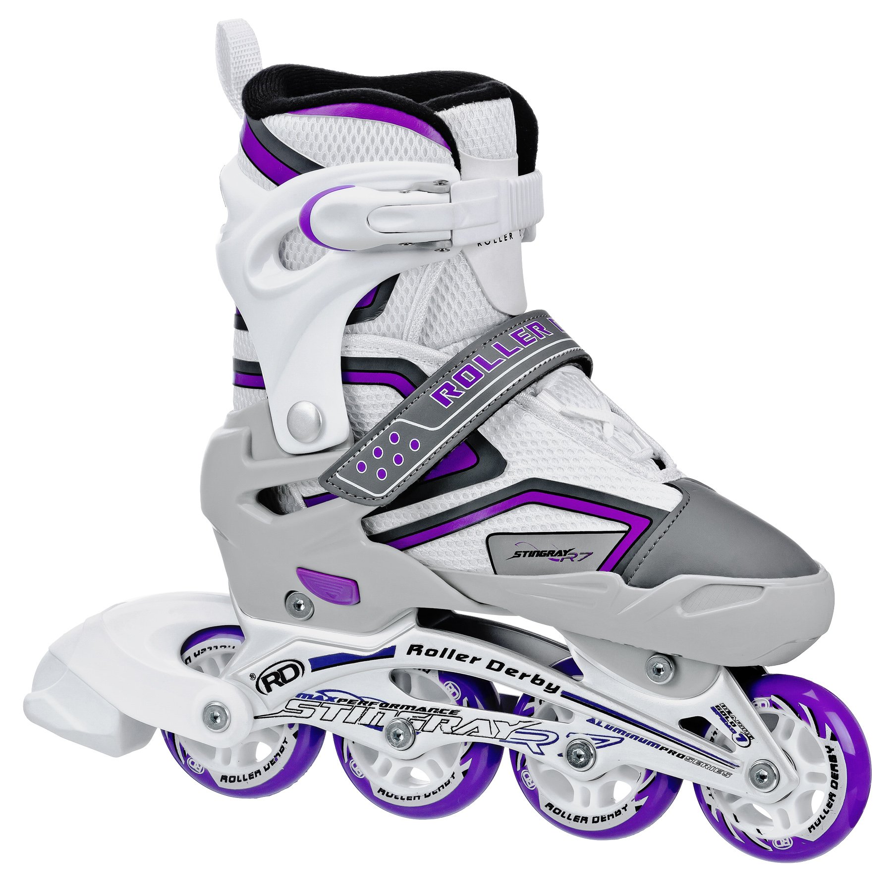 Roller Derby Girl's Stingray R7 Adjustable Inline Skates
