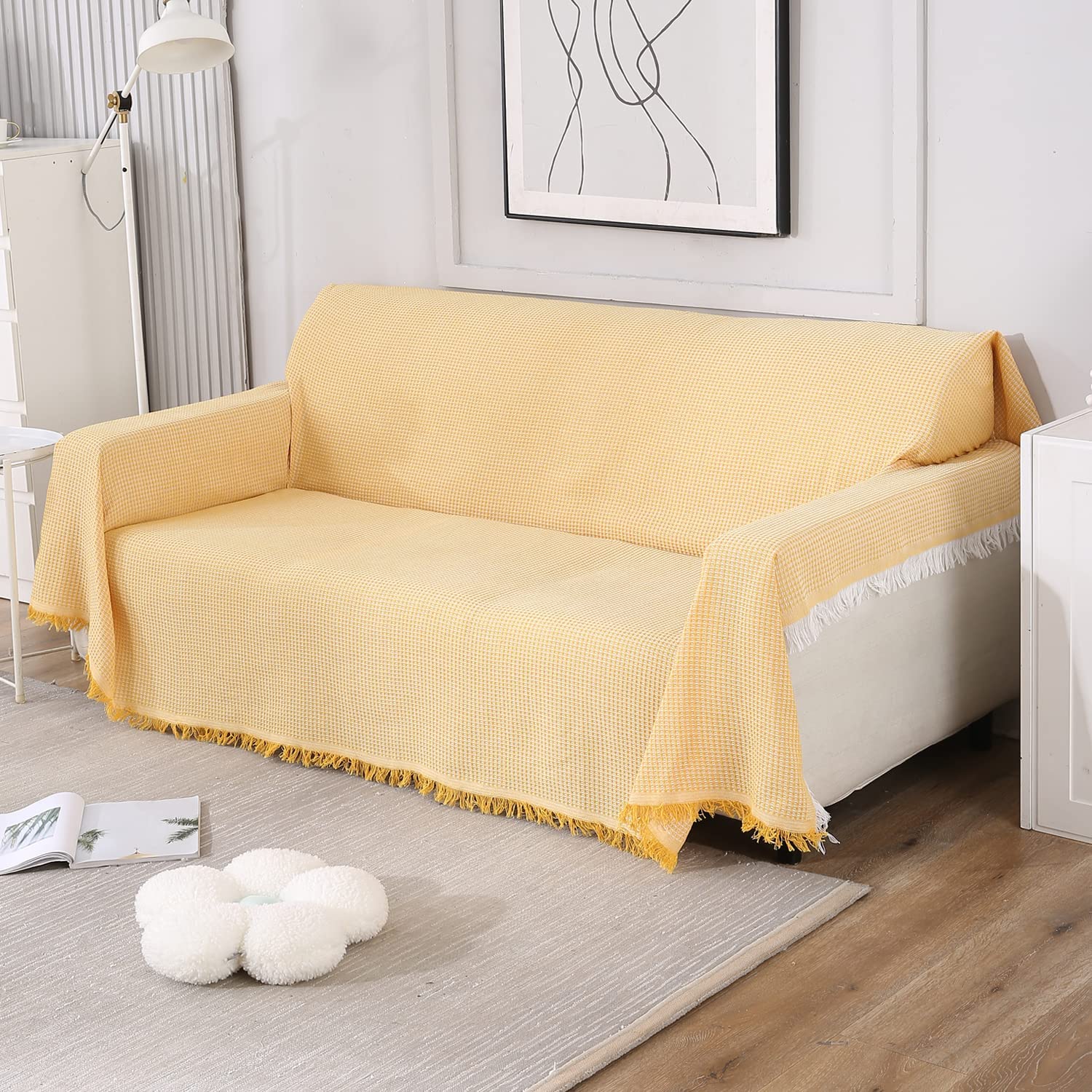 HOKIPO Thick and Soft Sofa Cover Throw 3 Seater, 180 (D) x 300 (L) cm (NEW-4641-N5) (B0C2GZTC3F) Amazon Price History, Amazon Price Tracker