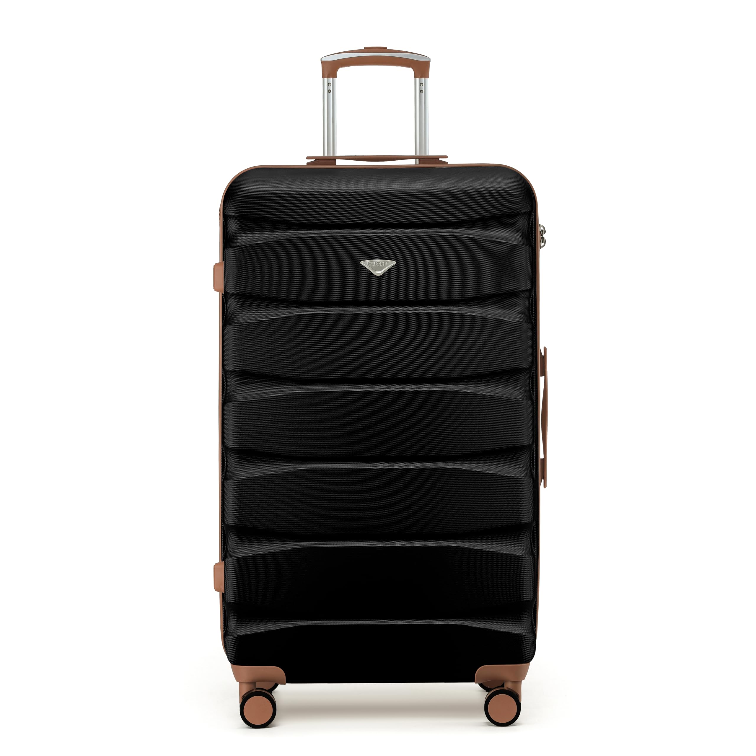 Flight Knight Lightweight 4 Wheel ABS Hard Case Medium Suitcase Approved for Over 100 Airlines Including easyJet, British Airways, Ryanair, Jet2, Emirates & Many More - Check-in Medium Size 25" — view 142