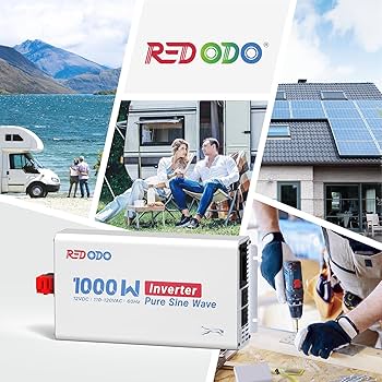 REDODO 1000W インバーター Amazon.co.jp: Redodo 純正弦波インバーター 1000W 12V DC から