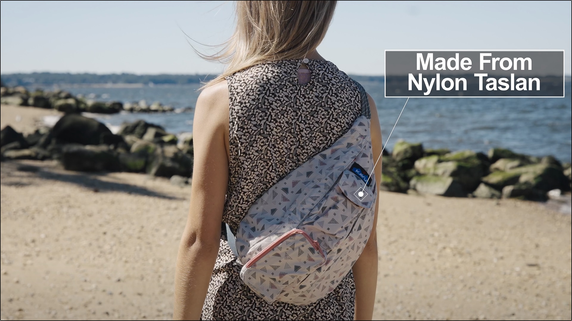 NEW KAVU rope sack sling bag in triparty Rope Sling – KAVU.com main image 3
