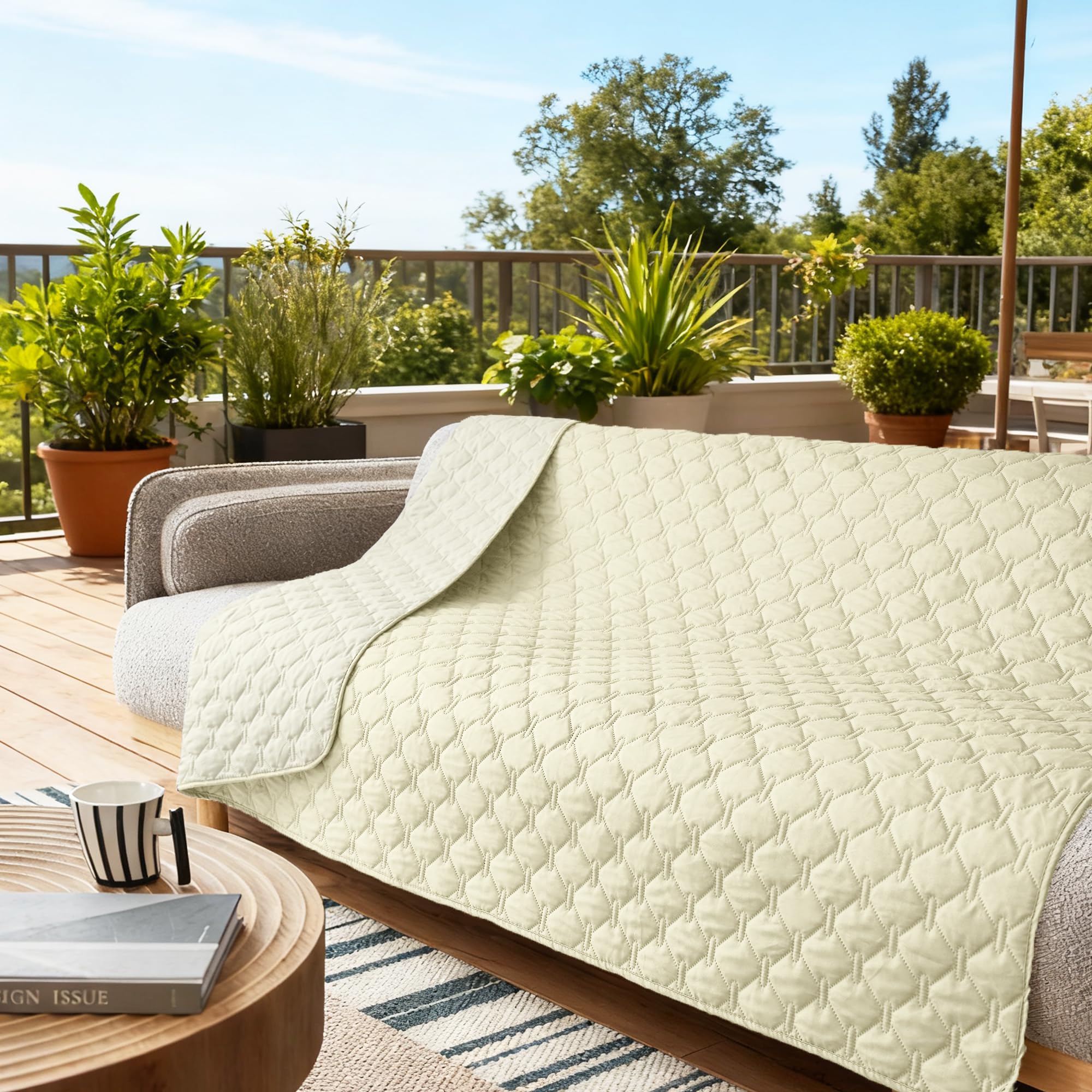 Amazon.com: gogobunny Waterproof Pet Blanket for Bed, Washable