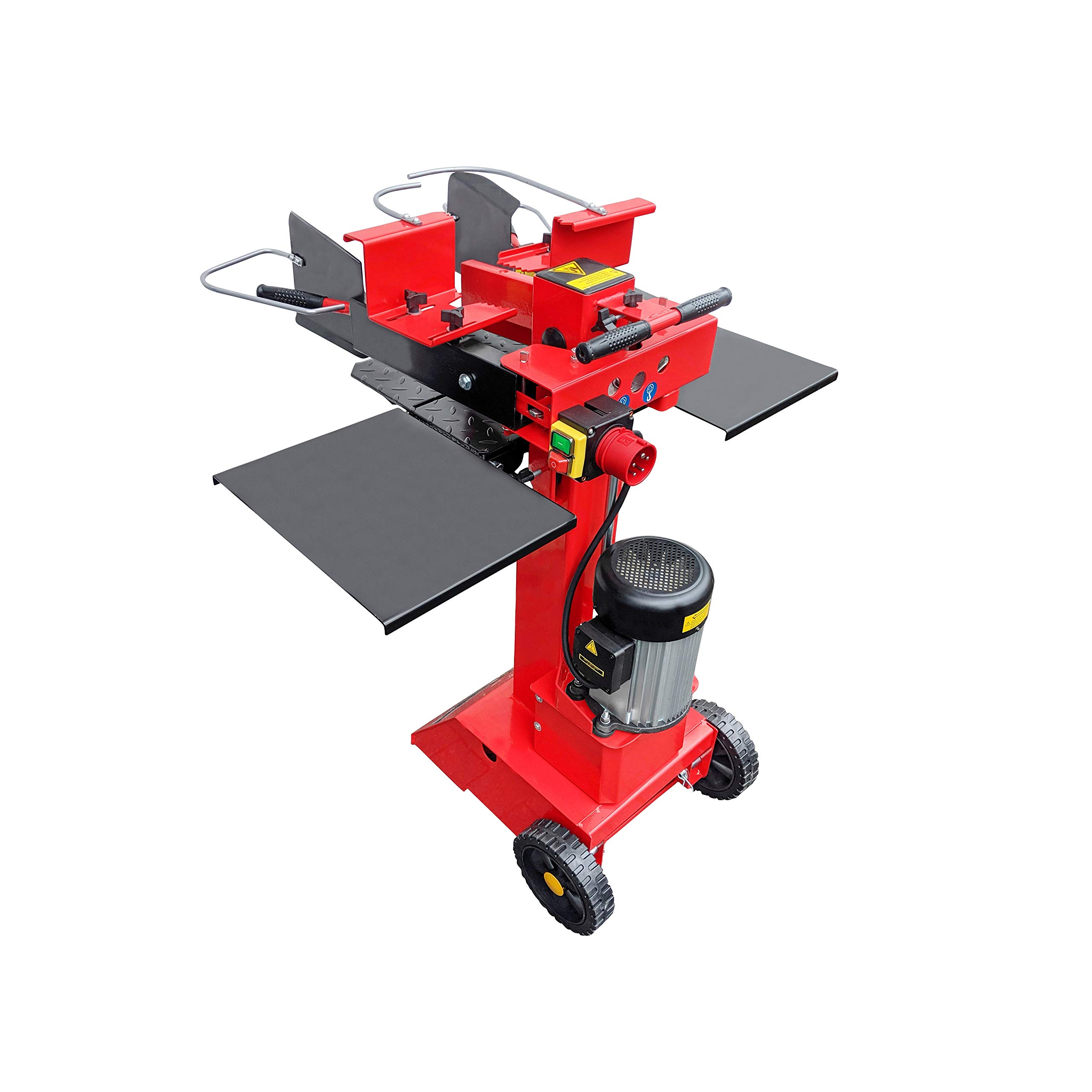 CROSSFER Holzspalter LS8T-400V/PRO/Hydraulikspalter 8 Tonnen Spaltkraft / 400V Motor 3,5 kW/Auto-Rücklauf mit stufenlosem Rücklaufstopp / 55 cm Spaltlänge/Spaltgut Ø max. 30 cm
