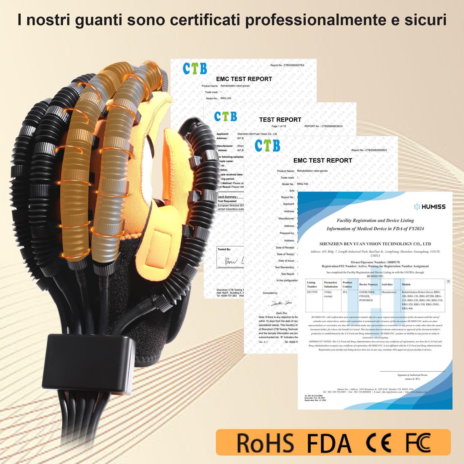 Guanti robotici aggiornati, dispositivo di allenamento per la riabilitazione delle dita per paralisi cerebrale da ictus, dispositivo di esercizio robotico riabilitativo per la mano post-operatoria.