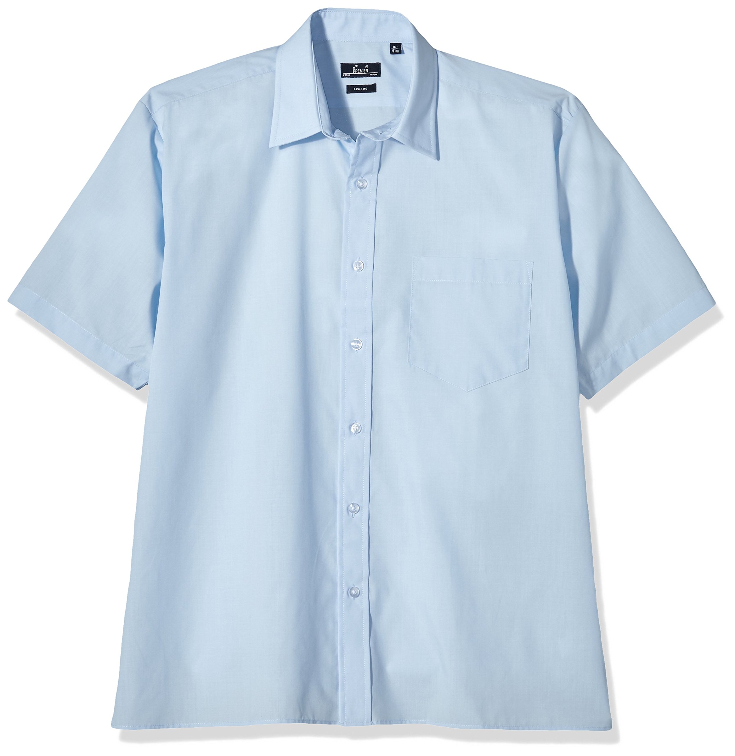 PremierMen's Poplin Short Sleeve Shirt Formal