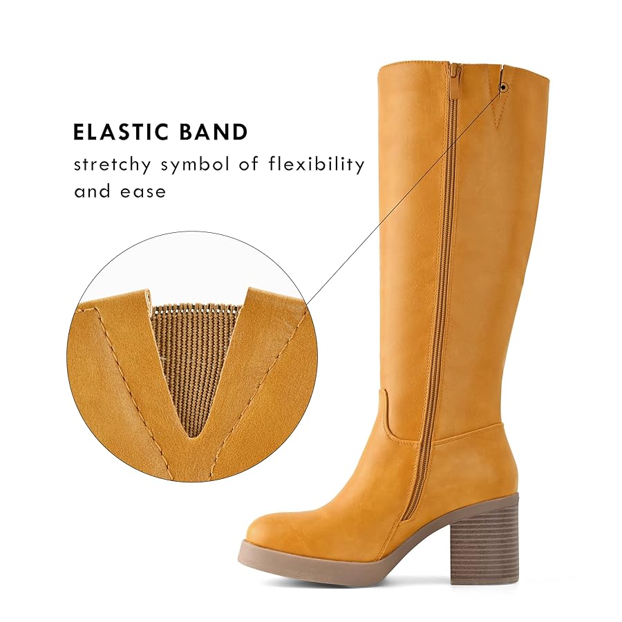 Amazon.com | Shoe'N Tale Platform Knee High Boots for Women