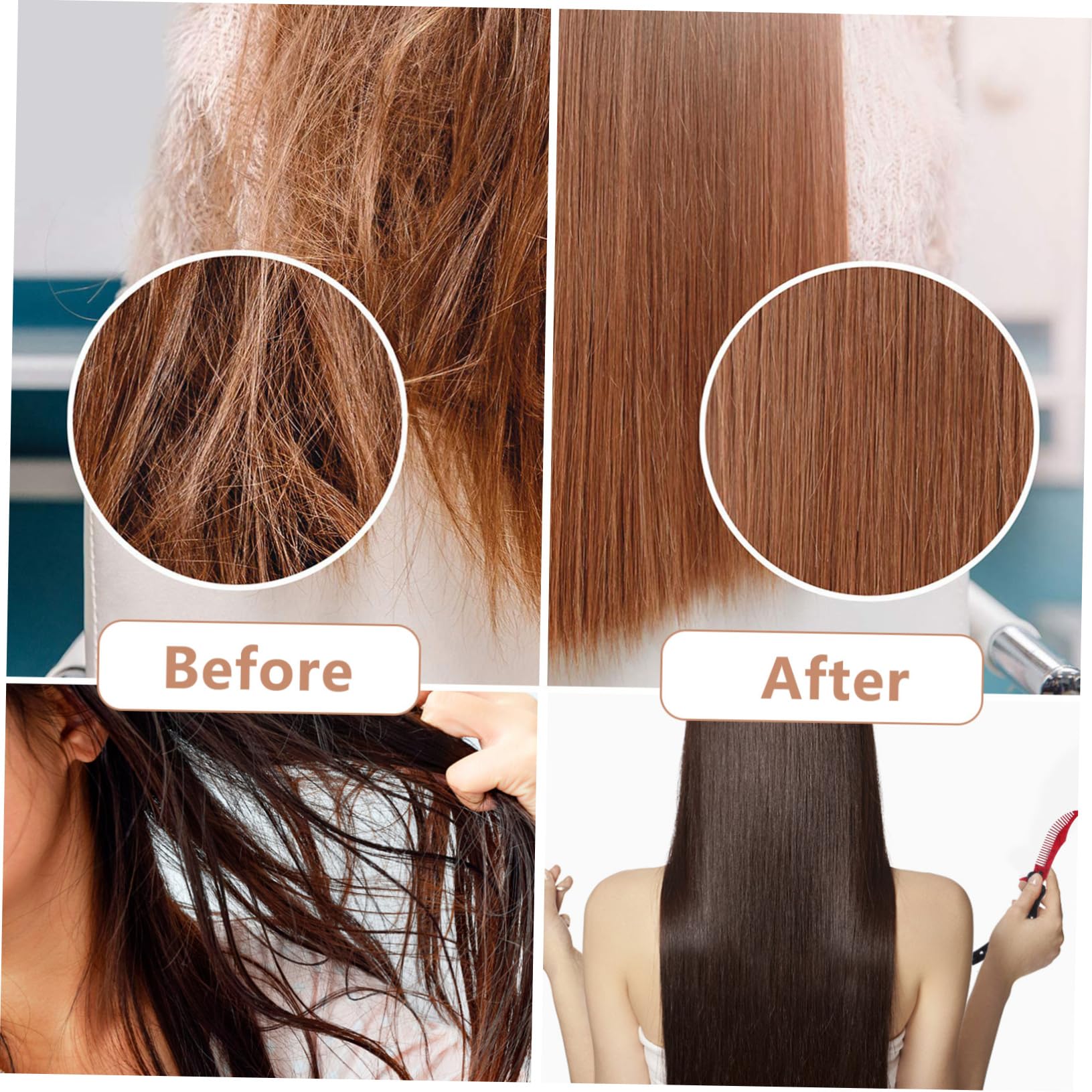 DOITOOL Peine De Peluquería De Acero Inoxidable Diseño Curvado Para Hombres y Mujeres Herramienta Profesional Para Estilizar Peinados Salones y Uso Personal