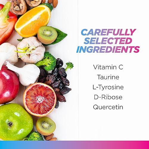 Miniatura 3 de Livingood Daily Polvo de electrolitos, polvo de hidratación de electrolitos con vitamina C, taurina, D ribosa y FOS, mezcla de bebidas