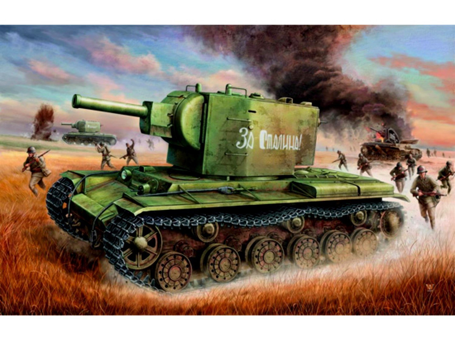 Amazon | トランペッター 1/35 ソビエト KV-2重戦車 プラモデル