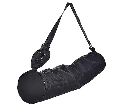IRIS Yoga Mat Bag,Full-Zip Exercise Yoga Mat Carry Bag for Women and Men,Easy Access Zipper, Adjustable Shoulder Strap,Fits Most Mats (Black)