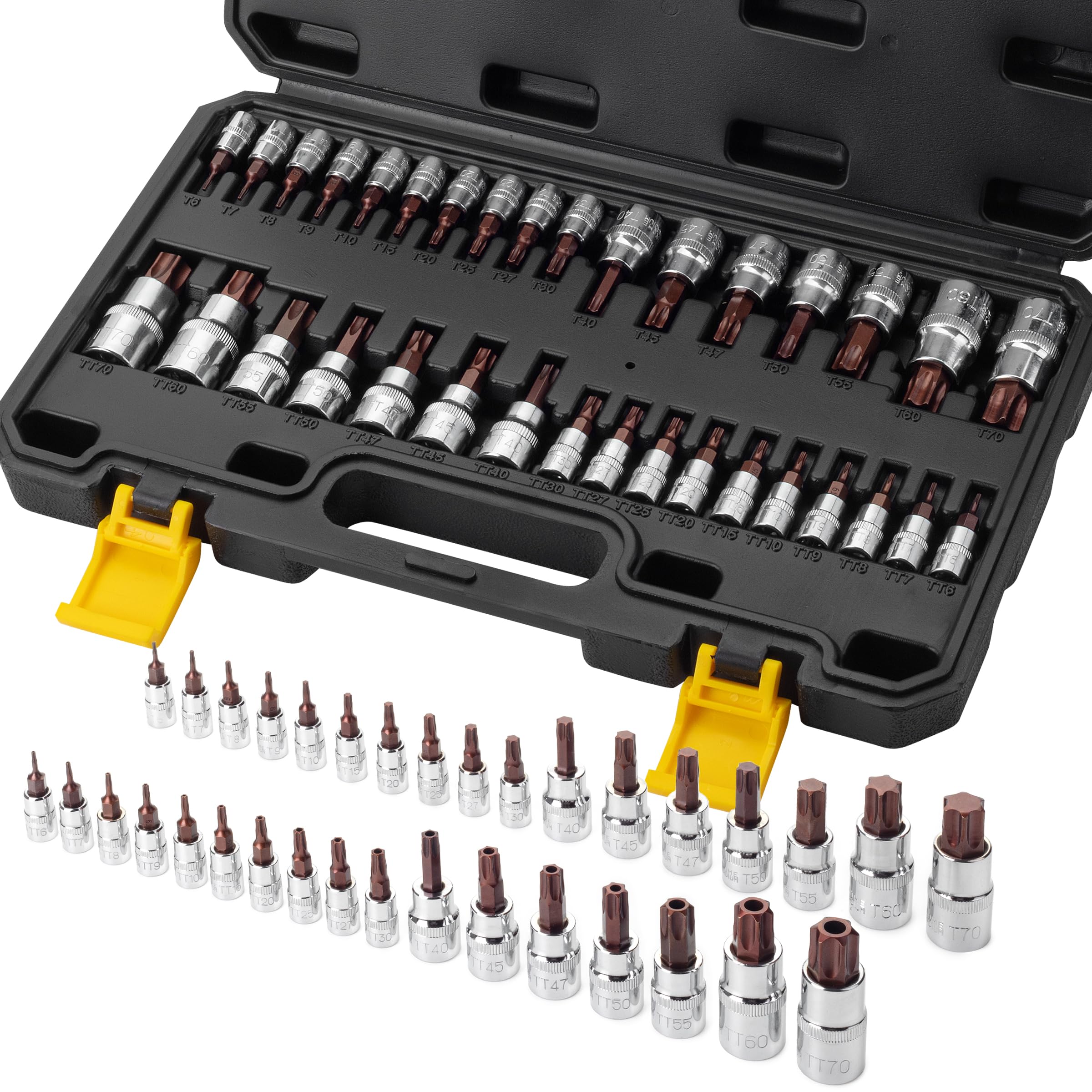 Embouts de sécurité Torx Security Star Bates T4-T40 inviolables contre l'usure