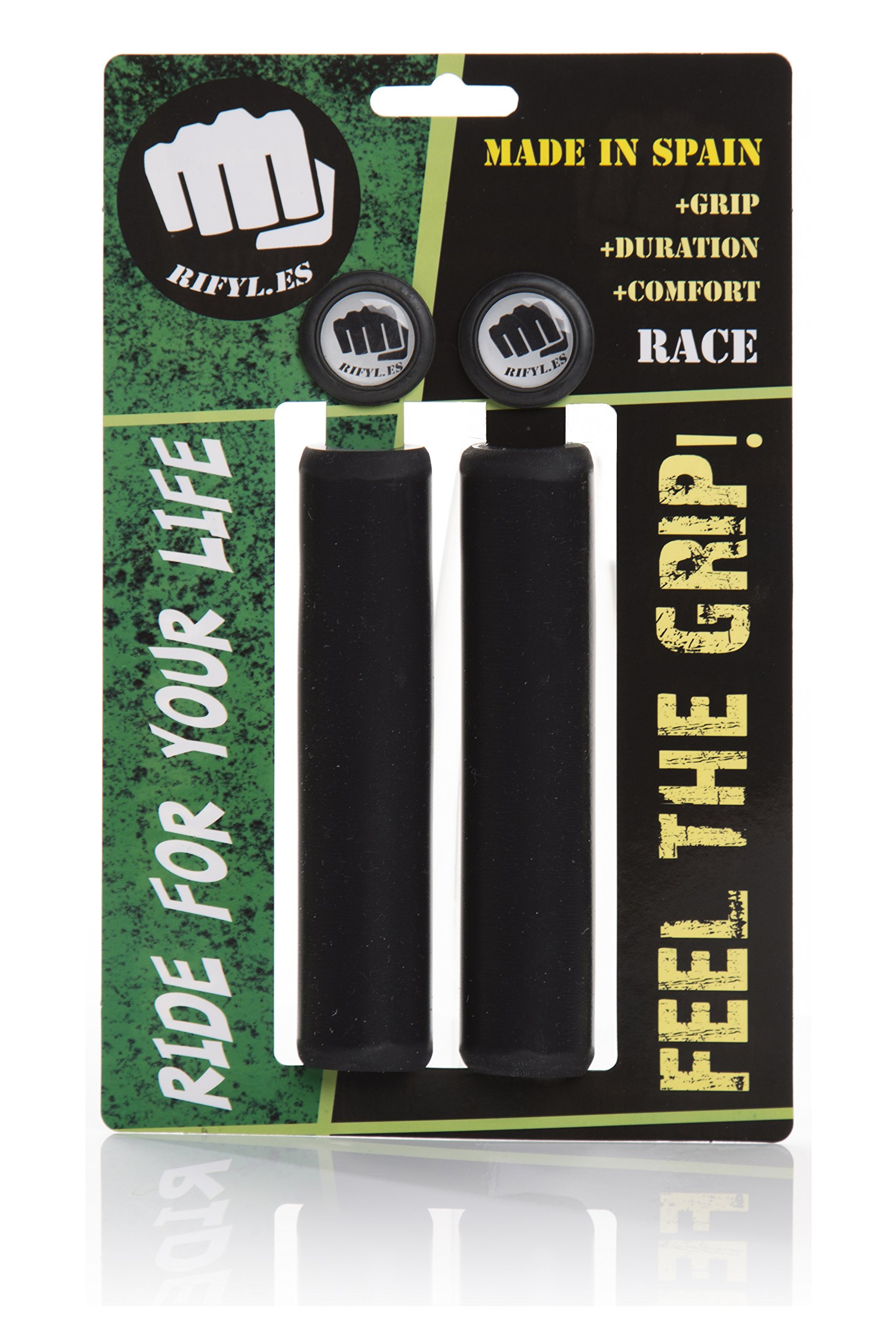 RidefylRace MTB Bike Grips Assorted Colours 30mm