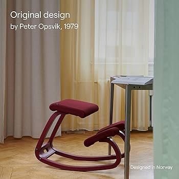 Amazon.com: Varier Variable Natural/Black Ergonomic Kneeling Chair