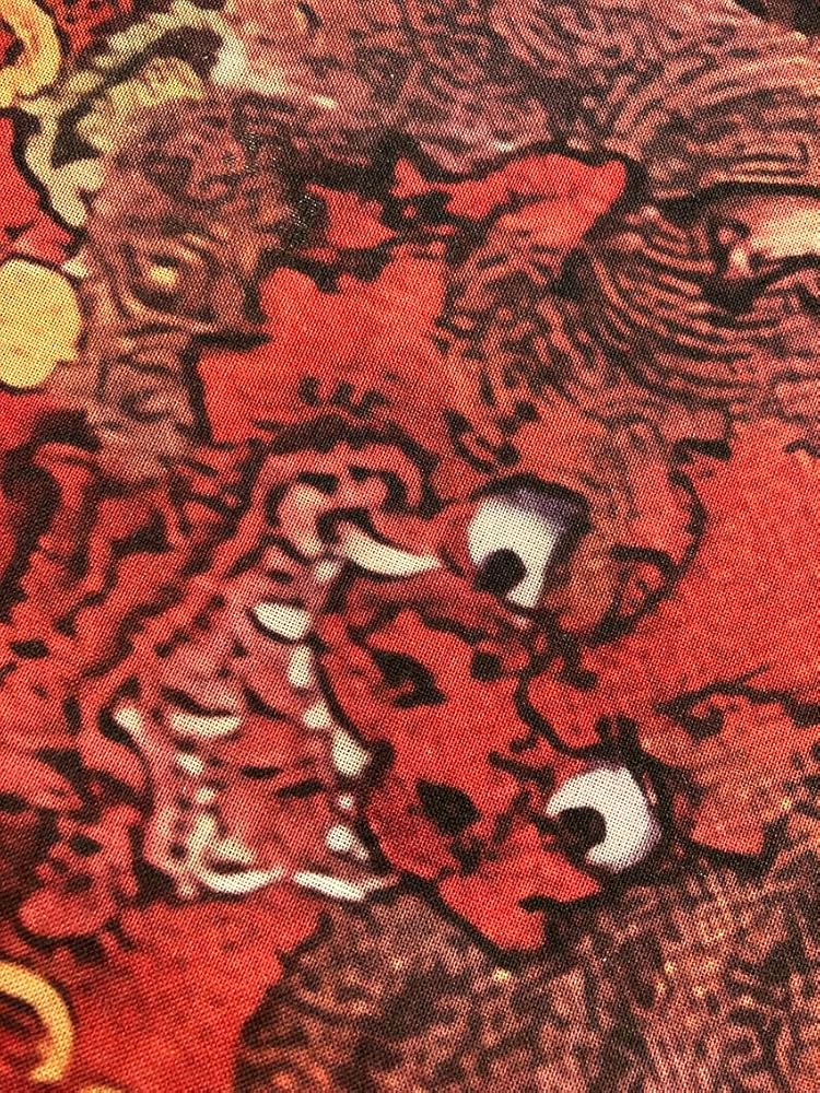 Amazon｜古今東西 浮世絵 手ぬぐい 河鍋暁斎 雷神 その2