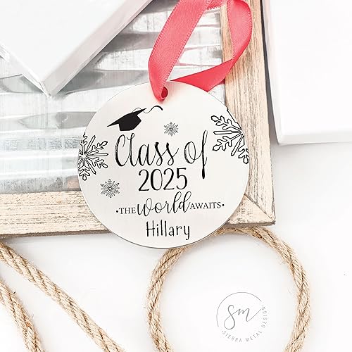 Miniatura 5 de Class Of 2024 Ornament Personalized Graduation Christmas Ornament 2022 Ornament Christmas Graduate College Graduation High School Graduate 2023 2022