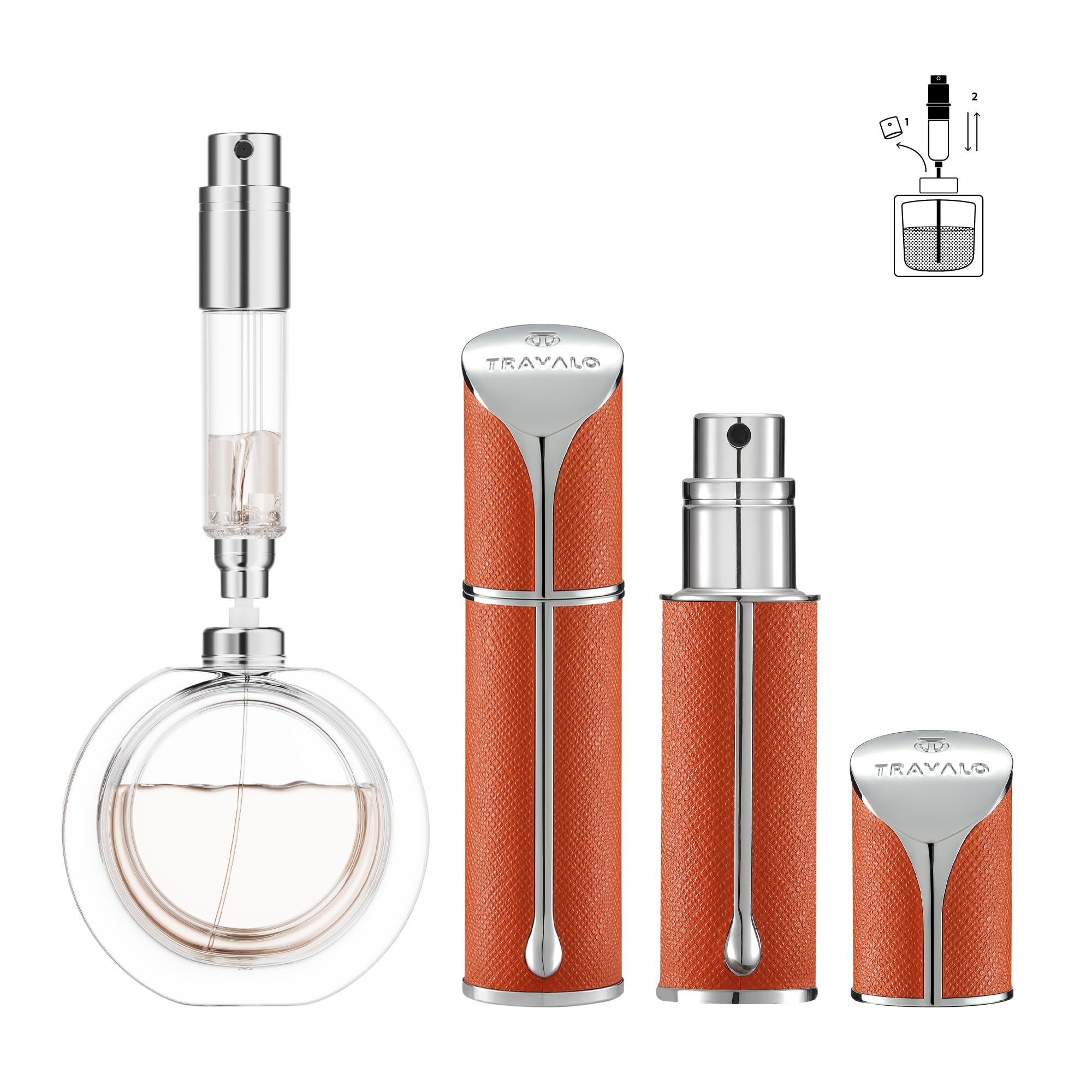 104 TRAVALO アトマイザー MILANO SET aqua Amazon.com: Travalo AQUA Refillable Perfume Atomizer, 5ml Travel