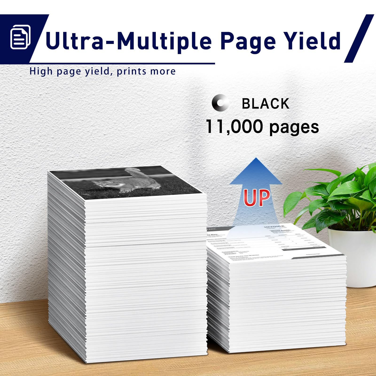 37A CF237A Black Toner Cartridge 2-Pack Compatible For HP 37A Black Toner Cartridge CF237A 37X 9 thumbnail image