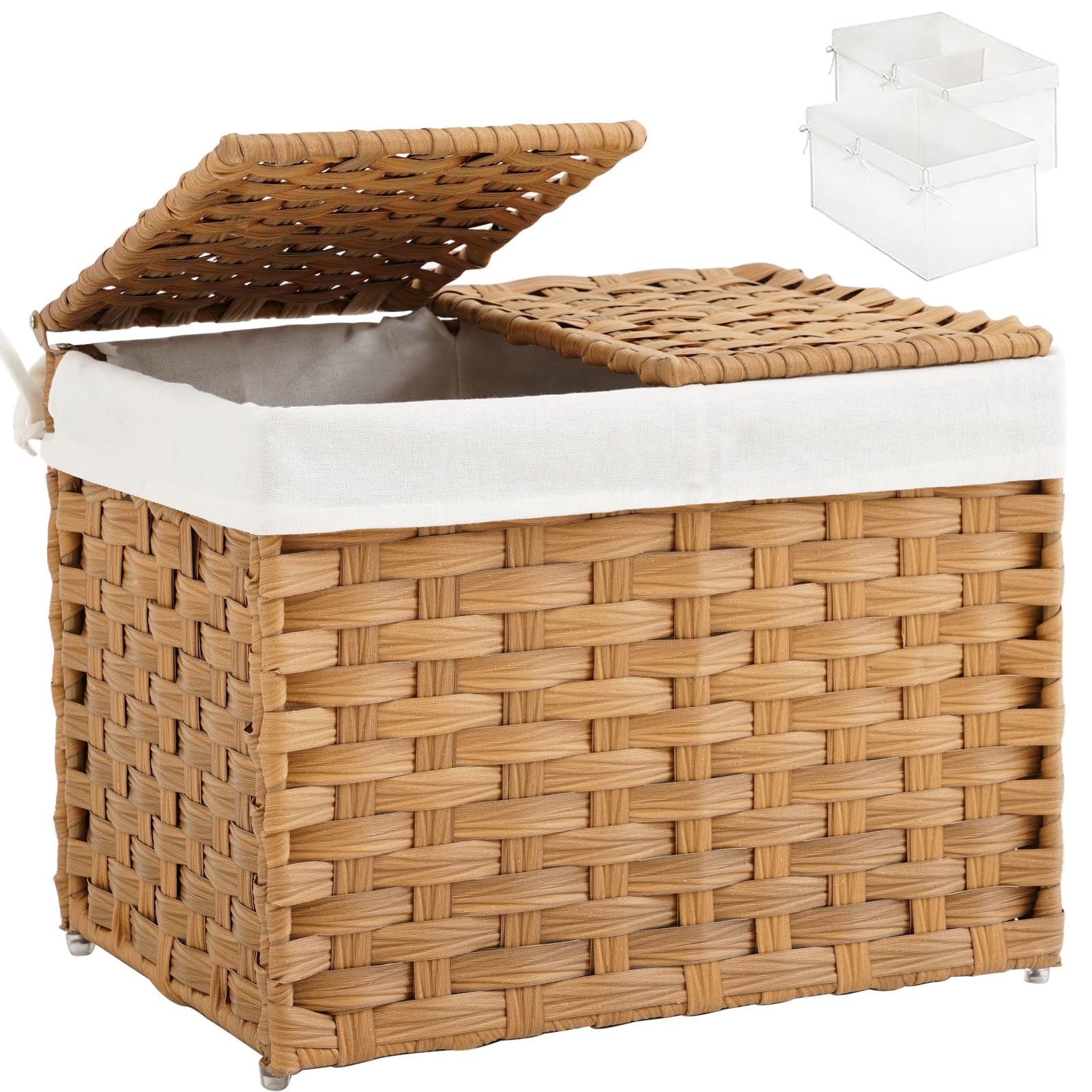 SETVSON Storage Basket with Lid
