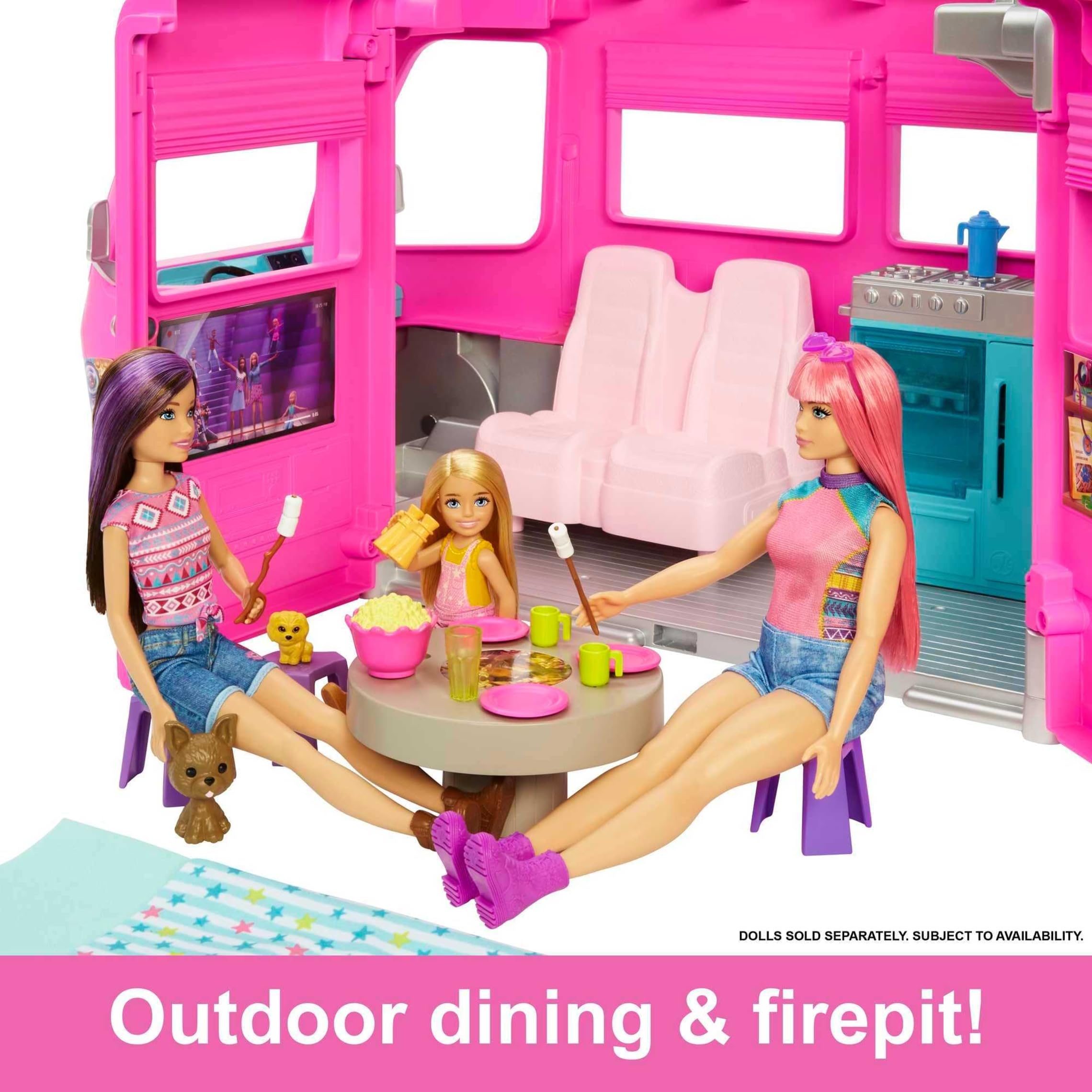 Barbie DreamCamper Playset & Camping Accessories — Amazon image 6