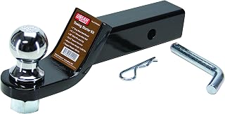Uriah Products UT620022 2"" Hitch Starter Kit (Ball Mount, Pin and Clip), Black