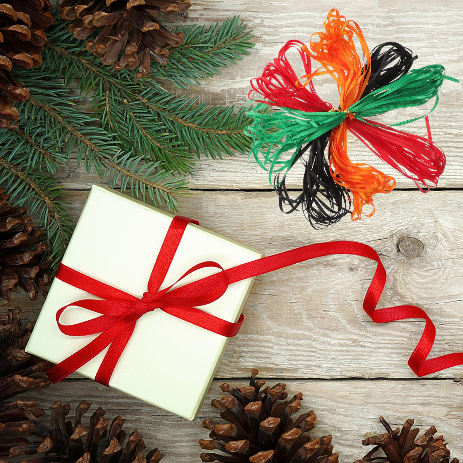 SHINEOFI 39rollos Cinta De Decoración Ribbons Para Manualidades y Embalaje Para Bodas y Fiestas