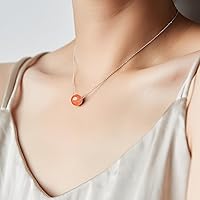 Vista 15 de Real Crystal Pendant Necklace Jewelry 925 Sterling Silver Chain Necklace for Women Dainty Birthstone Jewelry Necklace for Women Healing Chakra