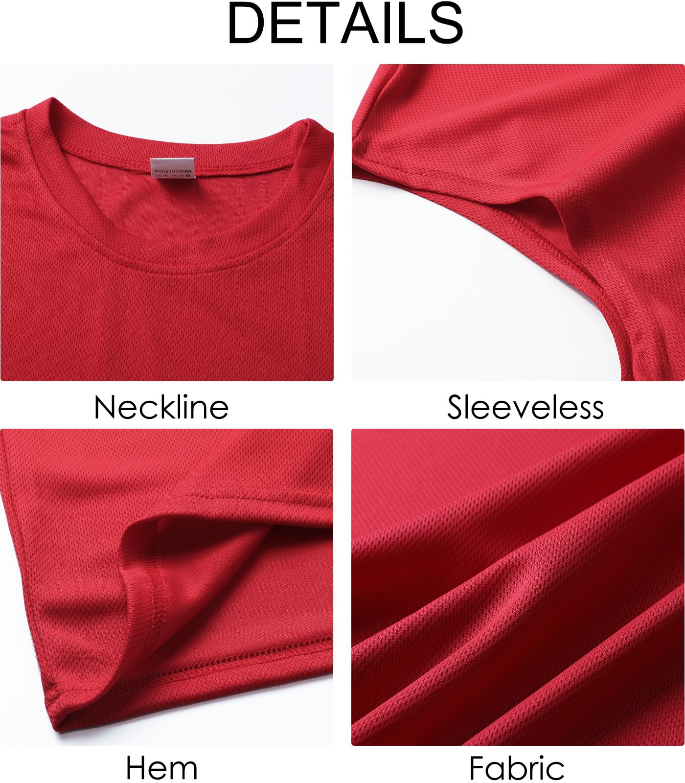 Suwangi Camiseta sin mangas para hombre, 3 unidades, para gimnasio, atletismo, secado rápido, culturismo, entrenamiento, fitness, correr