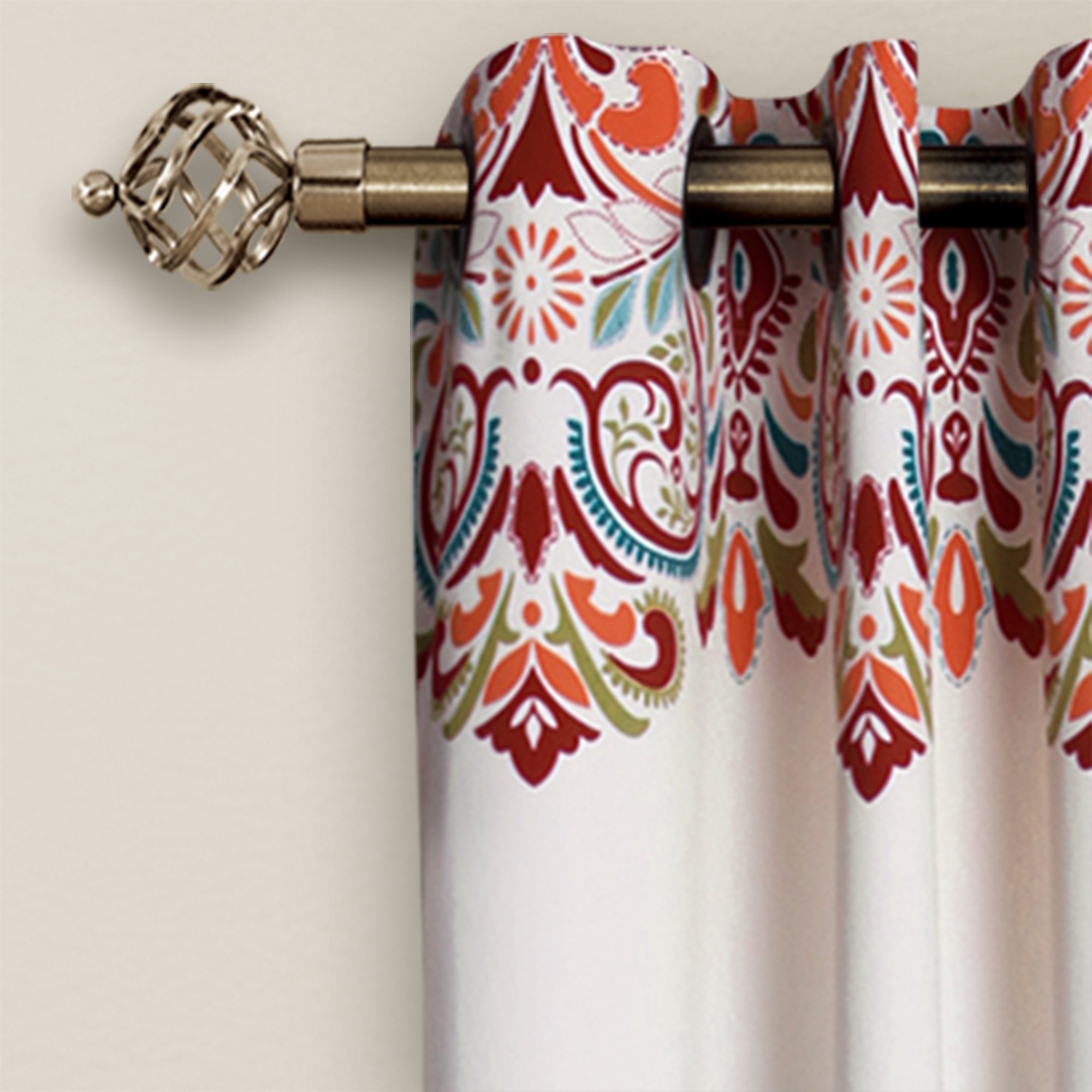 Amazon｜(ラッシュ・デコア)Lush Decor クララ 遮光窓用カーテン飾り布