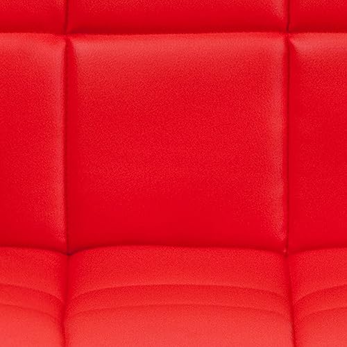 Miniatura 34 de Flash Furniture Taburete de bar de altura ajustable de vinilo acolchado gris contemporáneo con brazos y base cromada Gris,Marrón,Negro