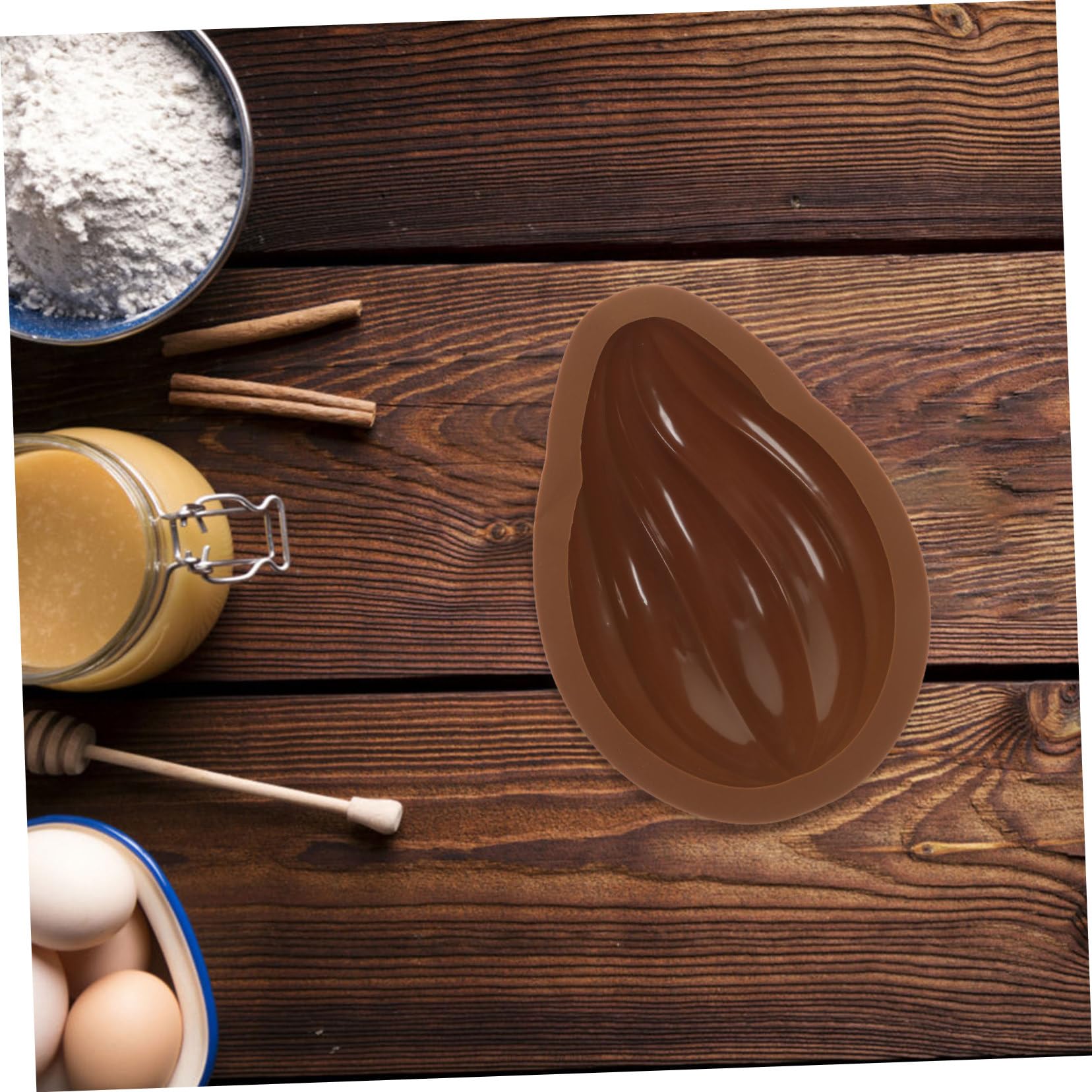 Zerodeko 4piezas Molde De Silicona Para Chocolate De De Pascua Para Galletas y Postres Creativos Molde De Diseño Único y Divertido Para Celebraciones y Actividades De Repostería Familia