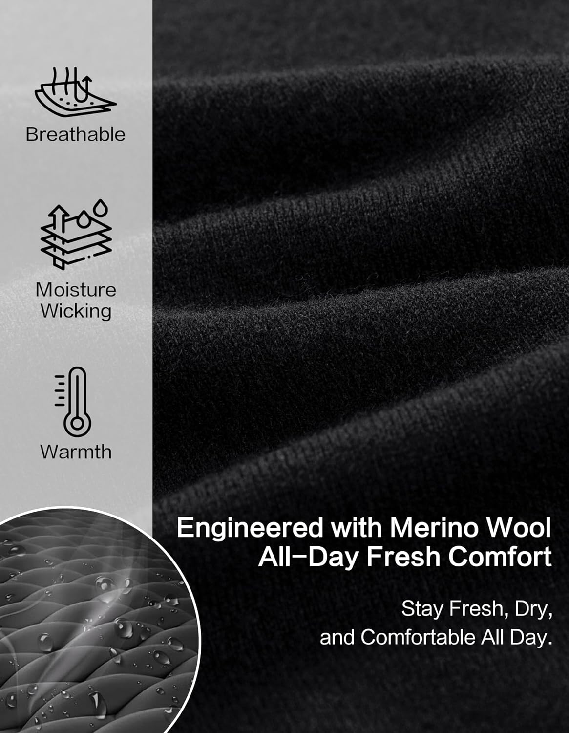 Merino Wool Balaclava Ski Masks for Men & Women，Breathable Shiesty Mask Men, Thermal Windproof Motorcycle Face Mask - Image 5