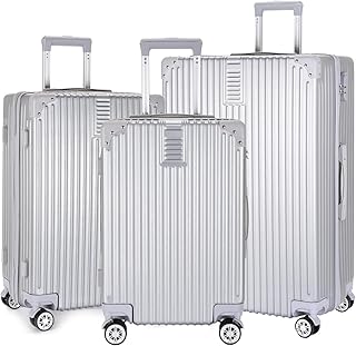 Syekcl Luggage Set, 4-Piece (14/20/24/28)" Suitcases with Universal Wheels PC+ABS Durable Hardshell Luggage Clearance Pric...