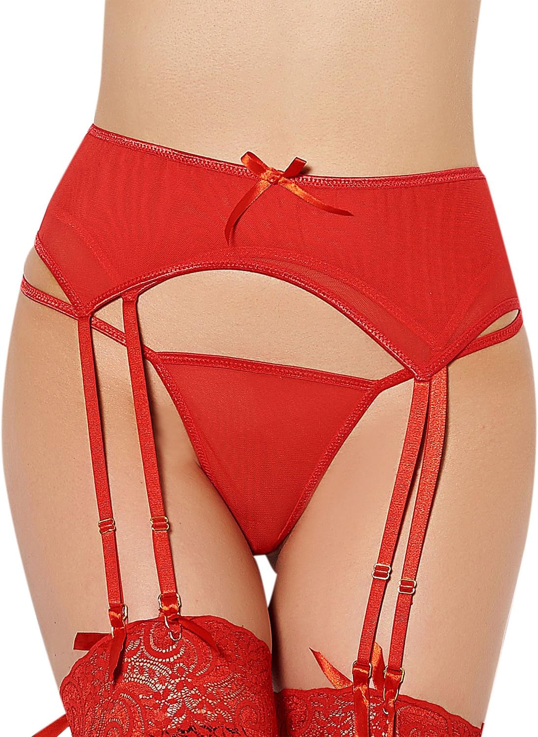 Suspender Belt Set - 8 Strap Slim Garter Belt - Plus Lebanon | Ubuy
