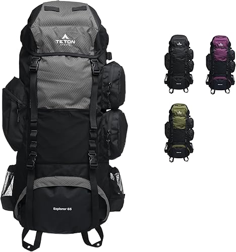 TETON Sports Explorer - Mochila con marco interno, mochila de alto rendimiento para mochileros, senderismo, campamento TETON Sports Explorer - Mochila con marco interno, mochila de alto rendimiento para mochileros, senderismo, campamento