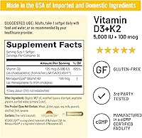 Vista 9 de NatureWise [1 aceite de pescado Ultra Omega 3 2200 mg - Forma TG - 60 cápsulas blandas [suministro de 30 días] + [1] Vitamina D3 vegana 5000IU + K2